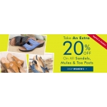 Pavers: extra 20 off on all Sandals, Mules and Toe Posts Pavers: extra 20 off on all Sandals, Mules and Toe Posts