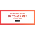 Sunglasses Shop: Season Sale up to 60% off on selected frames Sunglasses Shop: Season Sale up to 60% off on selected frames