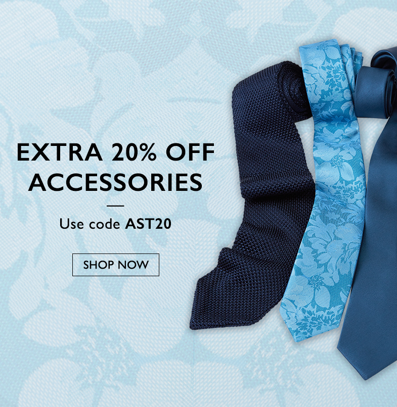 Moss Bros: 20% off accessories and ties