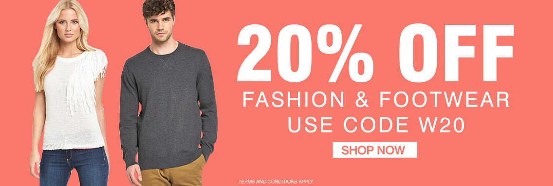 Bargain Crazy: 20% off fashion & footwear