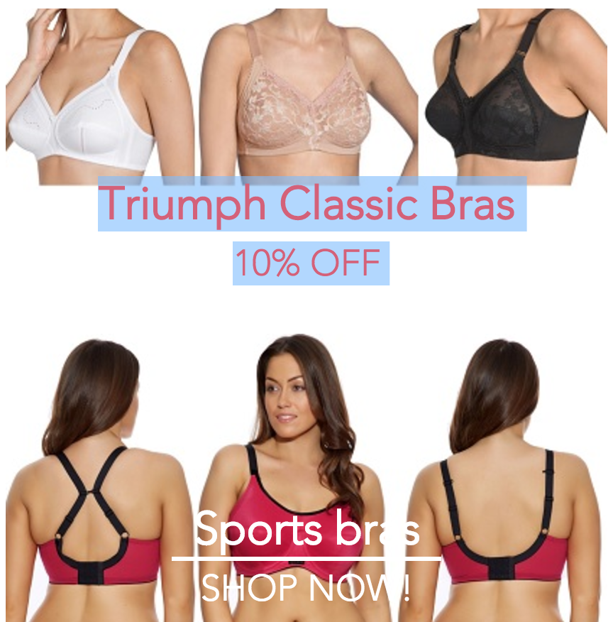 Ample Bosom: 10% off Triumph classis bras
