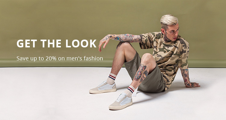 AliExpress: up to 20% off on men's fashion
