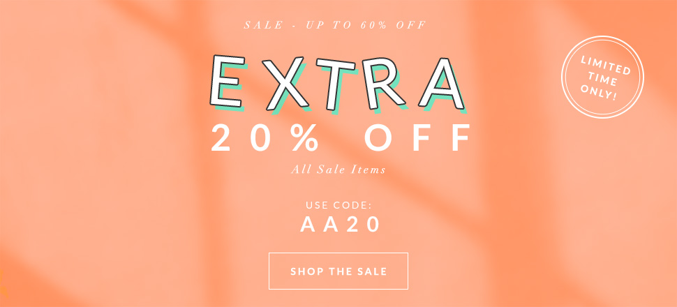 AlexandAlexa AlexandAlexa: extra 20% off all sale items