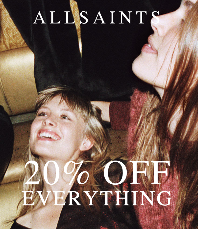 AllSaints: 20% off women's and men's clothing and accessories