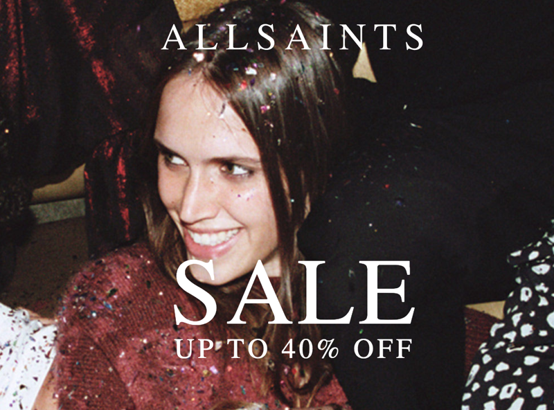 AllSaints: Sale up to 40% off women's and men's clothing & accessories