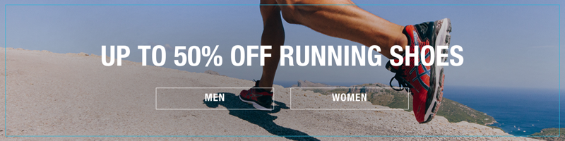Asics Clearance: up to 50% off running shoes