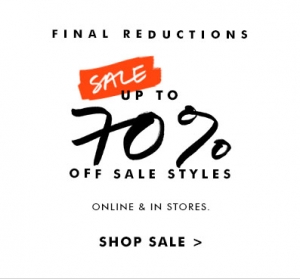 Banana Republic: sale up to 70% off
