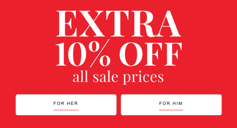Beaverbrooks: extra 10% off on all sale prices