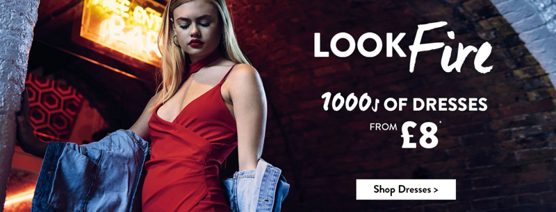 Boohoo: 1000s of dresses from £8