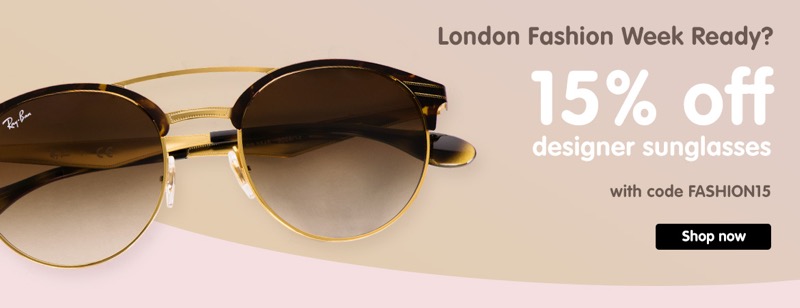 Boots Designer Sunglasses: 15% off designer sunglasses