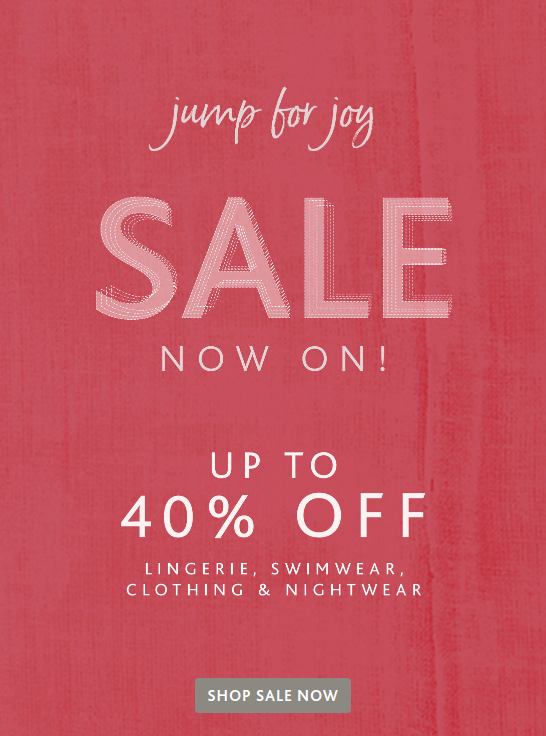 Bravissimo: Sale up to 40% off lingerie, swimwear, clothing and nightwear
