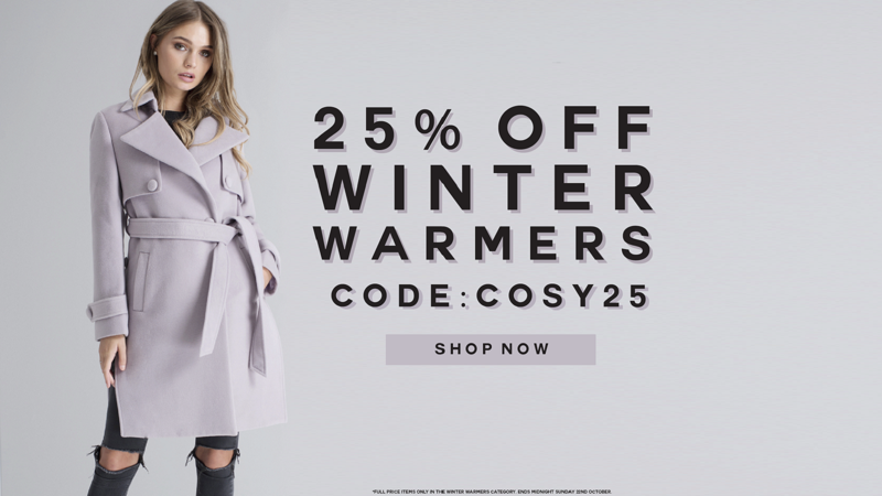 Chi Chi: 25% off winter warmers
