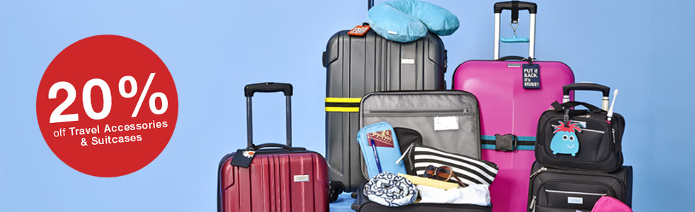 Clas Ohlson: 20% off travel accessories and suit cases