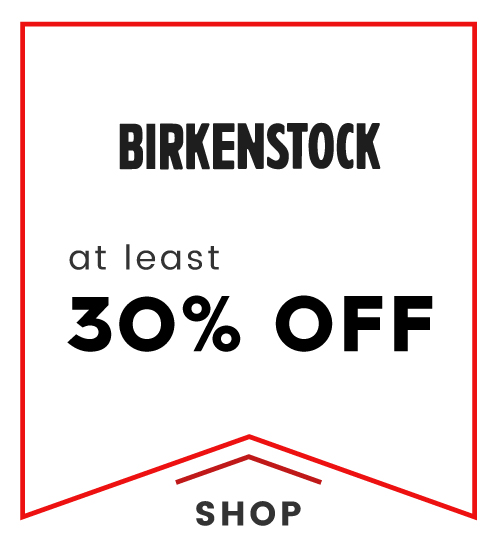 Cloggs: at least 30% off birkenstock shoes
