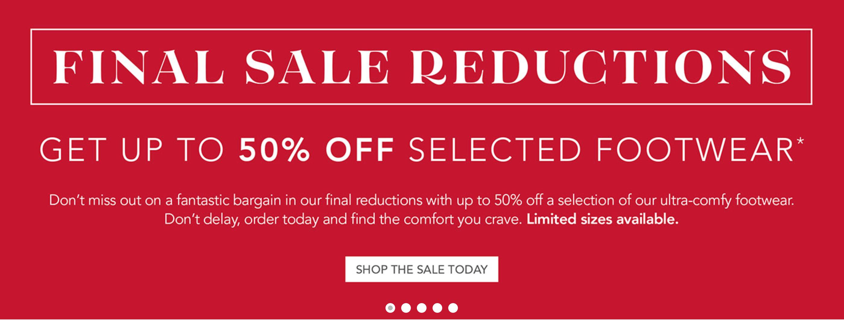 Cosyfeet: Sale up to 50% off selected footwear