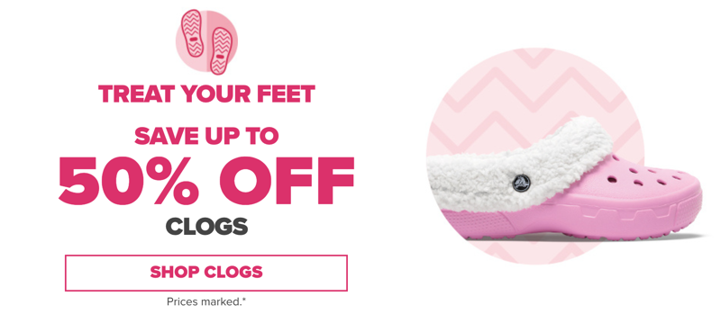 Crocs: Sale up to 50% off clogs