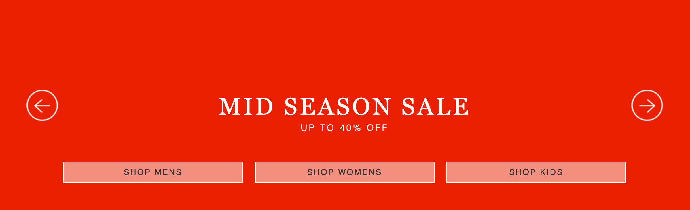 Craghoppers: Mid Season Sale up to 40% off women's, men's and kids' outdoor clothing