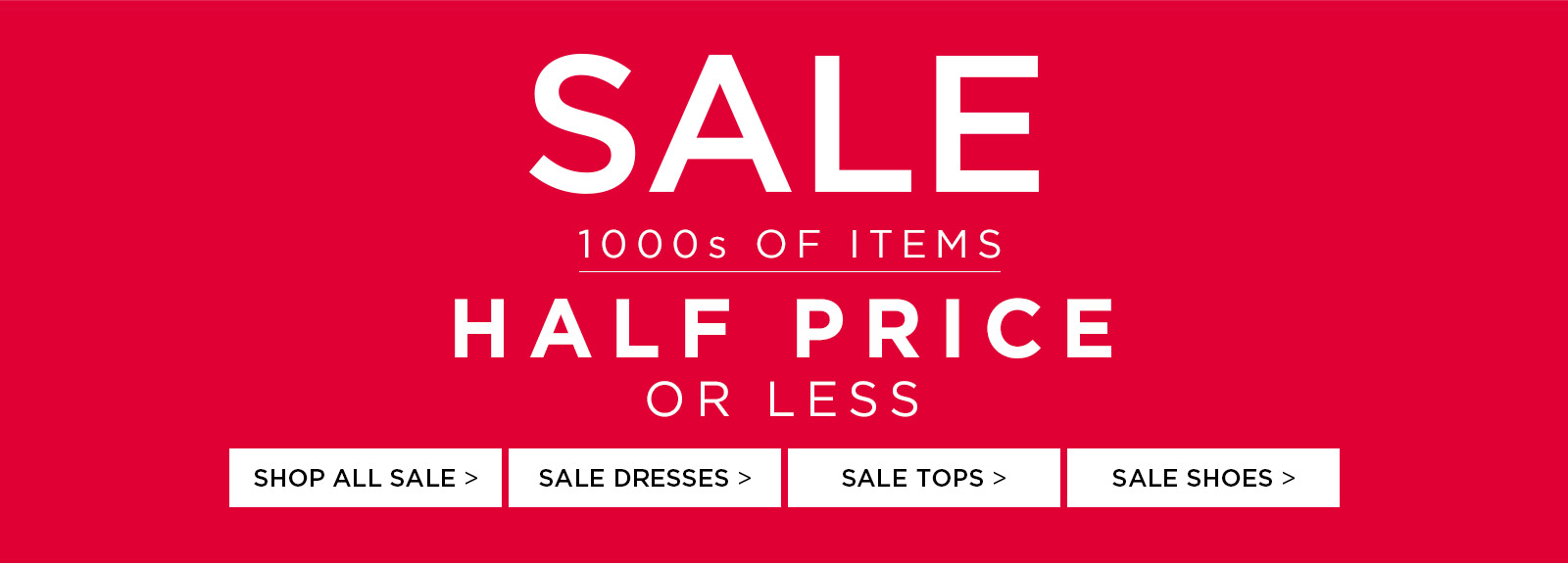 Dorothy Perkins: sale up to 60% off