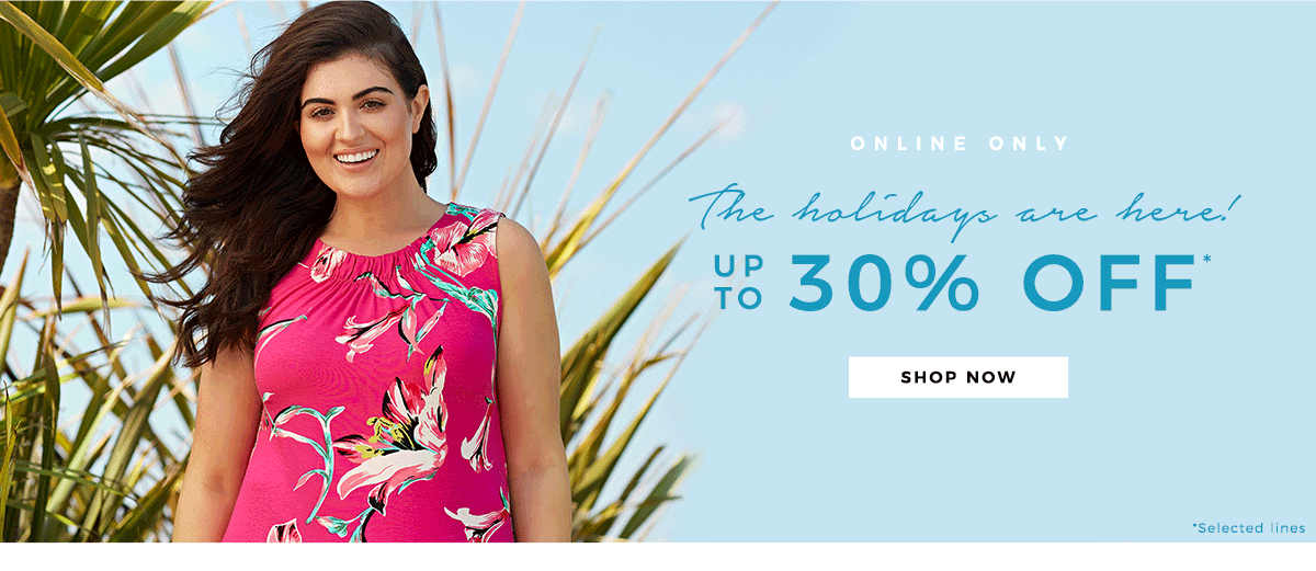 Evans Clothing: up to 30% off plus size clothing