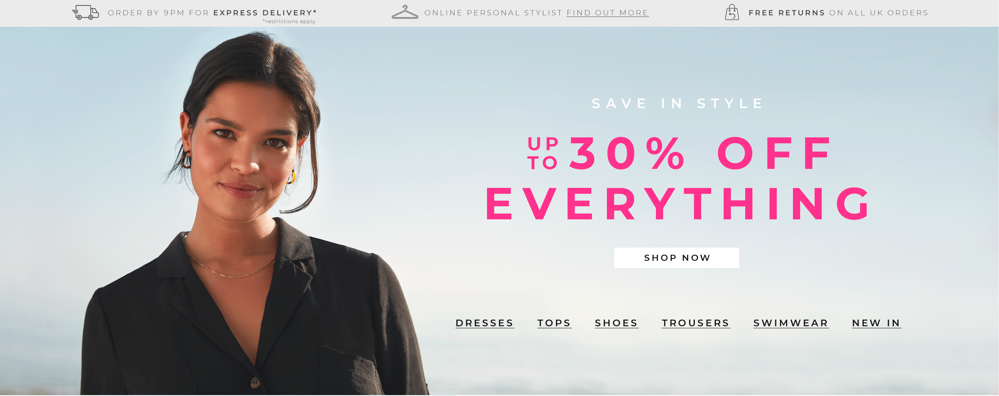 Evans Clothing: up to 30% off plus size and curve clothing