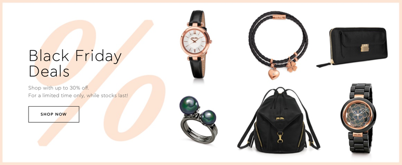 Black Friday Folli Follie: 30% off accessories, jewellery and watches