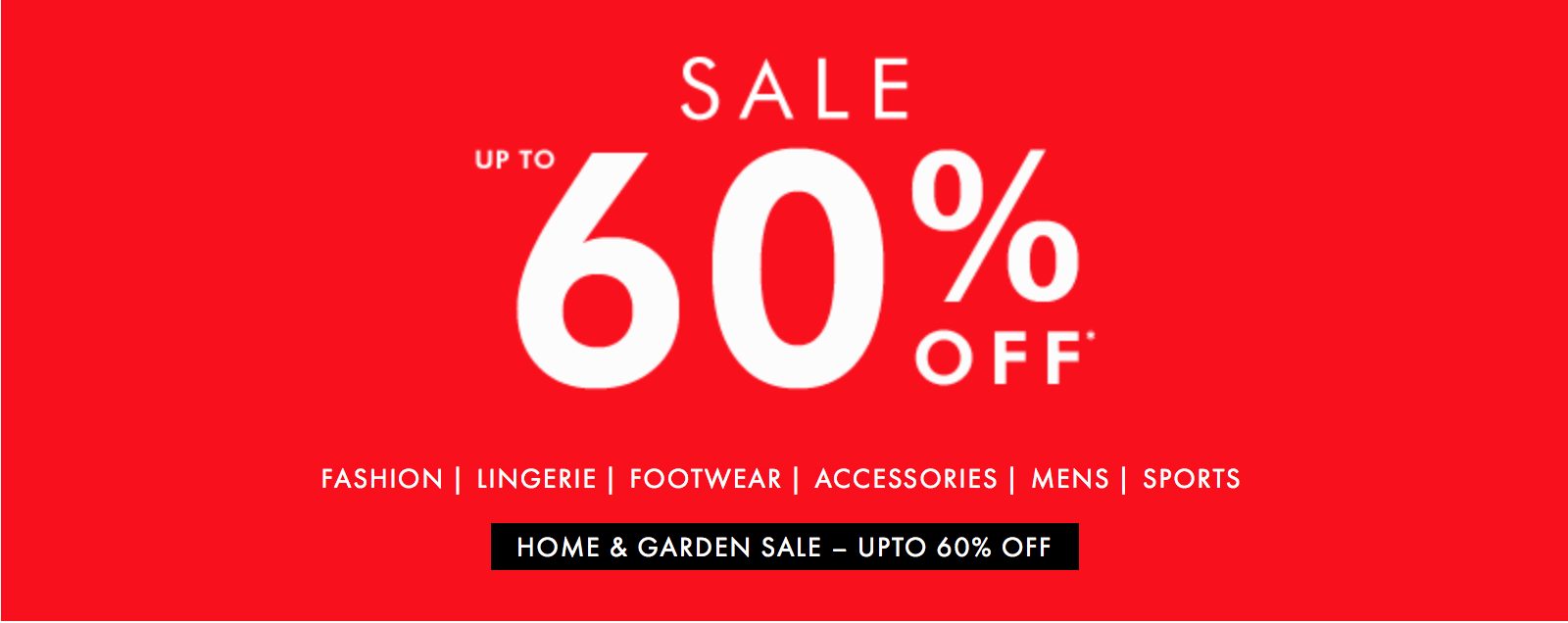 Fashion World: sale up to 60% off