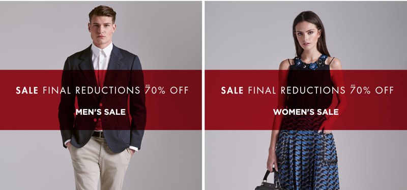 Flannels: Final Reductions up to 70% off women's and men's collections