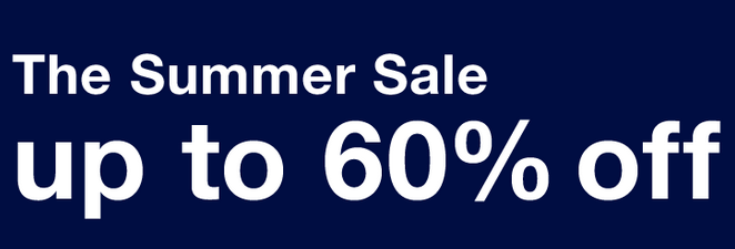 Gap: summer sale up to 60% off