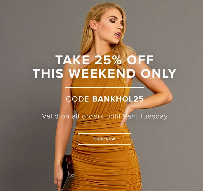 Gorgeous Couture Gorgeous Couture: Bank Holiday promotion 25% off dresses