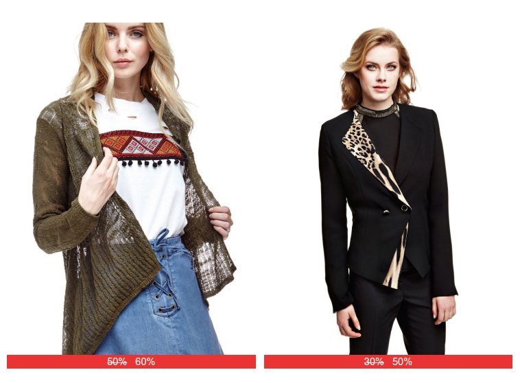 Guess: Sale up to 60% off clothing
