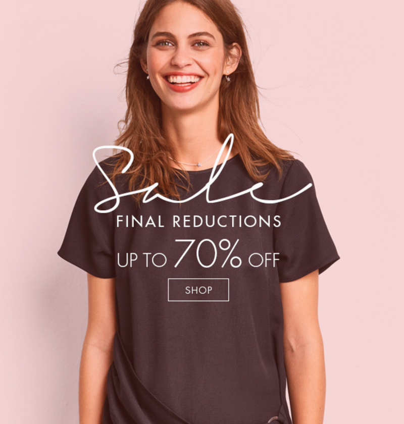 Hush: Sale up to 70% off ladies fashion and accessories