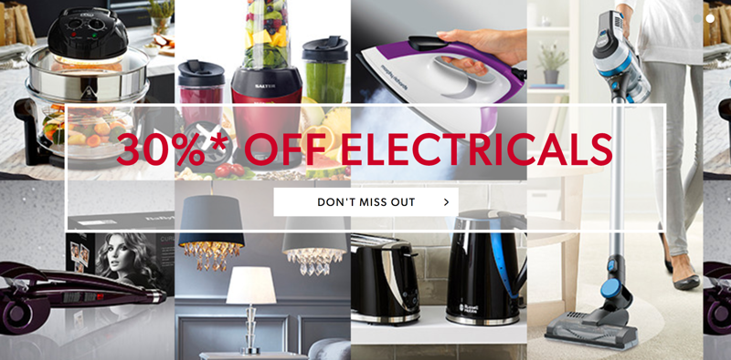 JD Williams: 30% off electricals