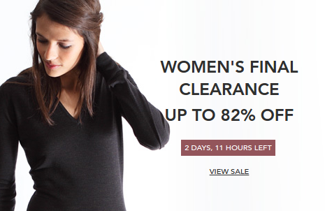 John Smedley Outlet: Women's Final Clearance up to 82% off