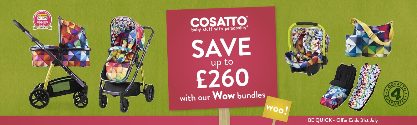 Kiddies Kingdom: up to £260 off Cosatto products