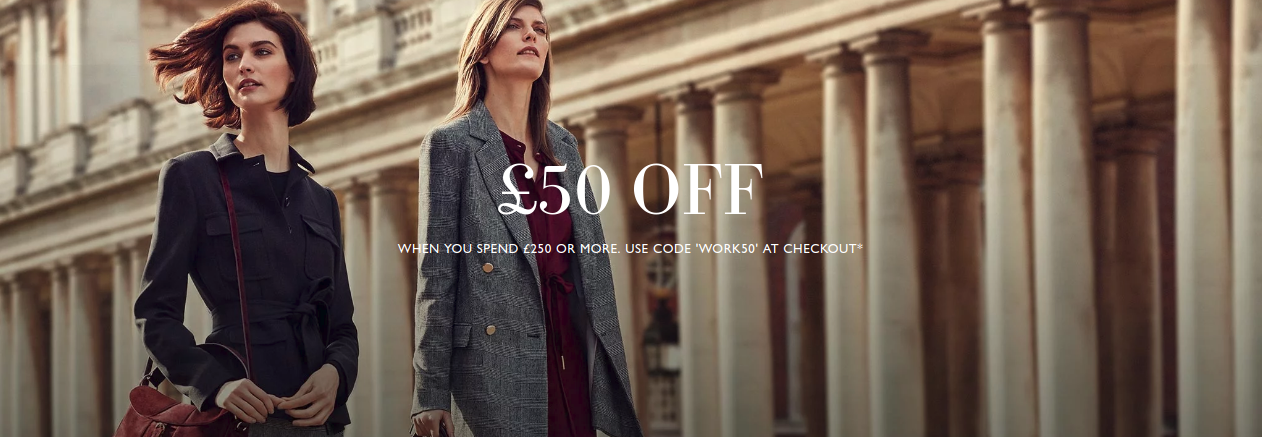 L.K.Bennett: £50 off shoes, clothing, handbags and accessories