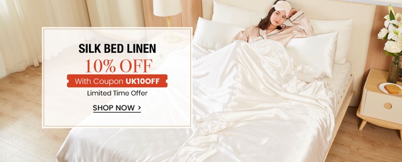 LilySilk: 10% off silk bed linen