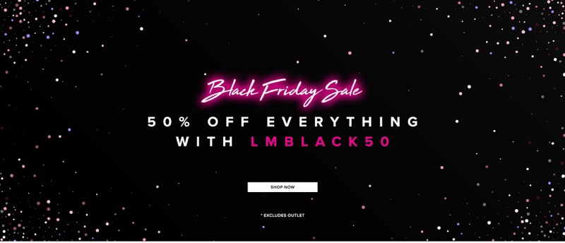 Little Mistress Black Friday Little Mistress: 50% off everything