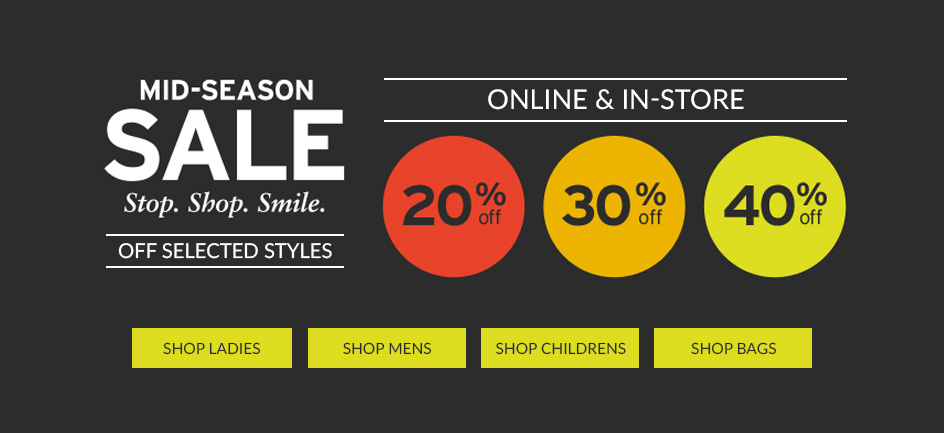 Jones Boot Maker: Mid Season Sale 20%, 30%, 40% off