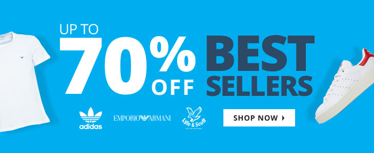MandM Direct: Sale up to 70% off best sellers like adidas, Emporio Armani, Lyle & Scott