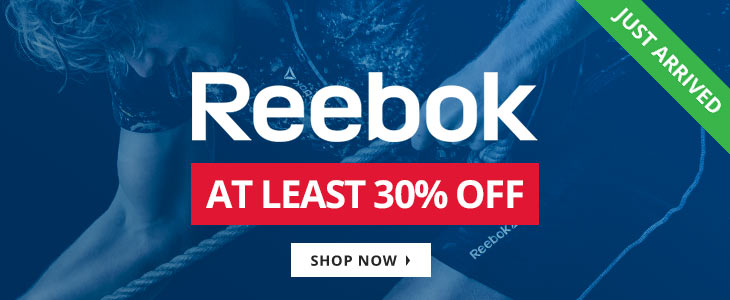 MandM Direct: at least 30% off range of Reebok tops, bottoms, trainers and much more