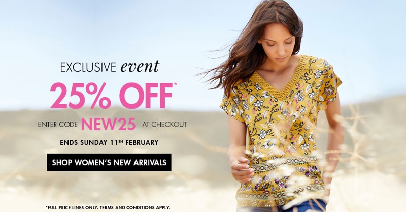 M&Co M&Co: 25% off new women's clothing
