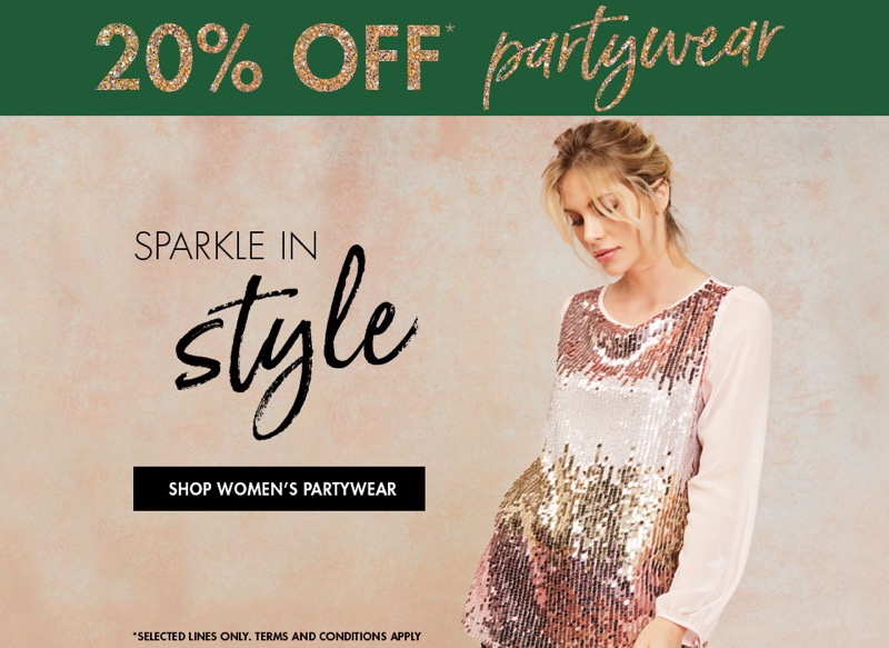 M&Co M&Co: 20% off women's partywear collection