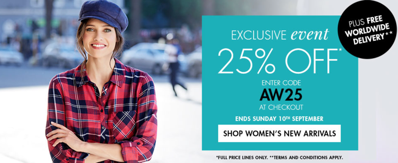 M&Co M&Co: 25% off women's clothing collection