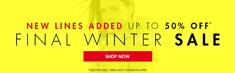 M&Co: Winter Sale up to 50% off womens, mens and kids clothing