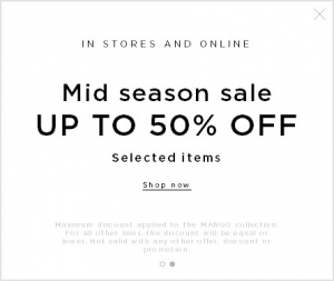 Mango: Mid Season Sale up to 50% off