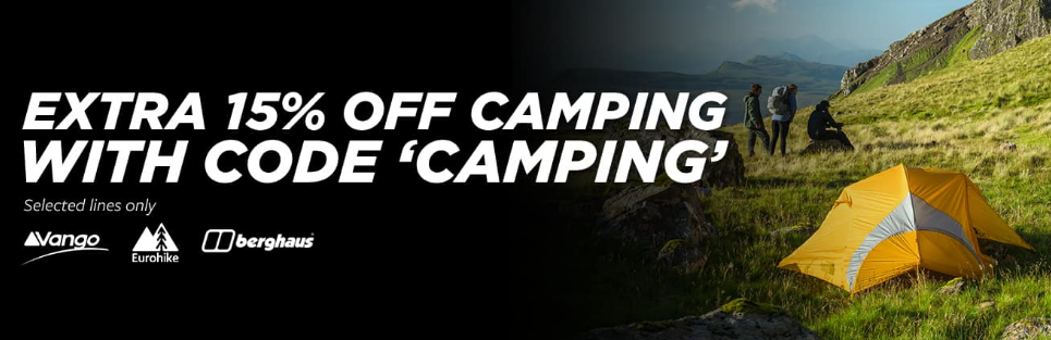 Millet Sports: extra 15% off camping equipment