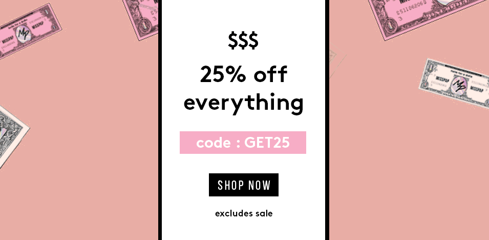 Misspap Miss Pap: 25% off everything from clothing, dresses, shoes and more