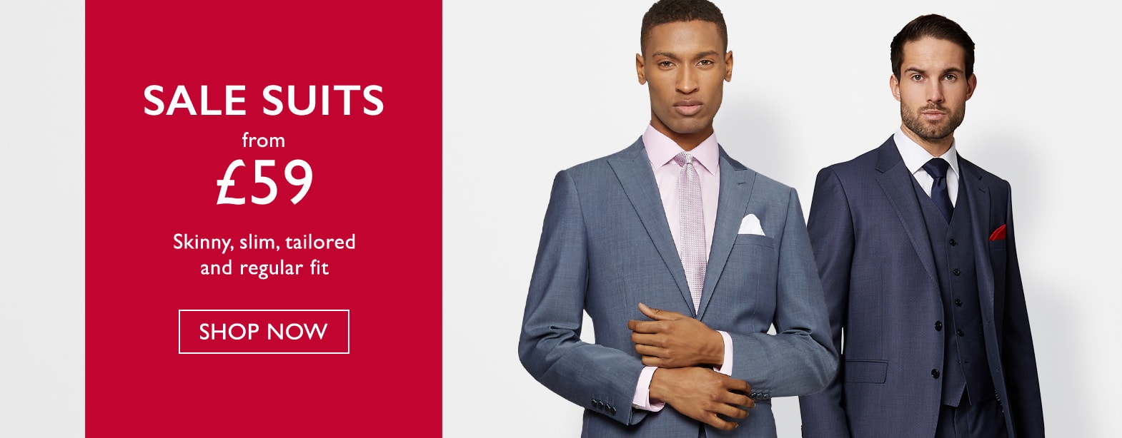 Moss Bros Moss Bros: suits from £59