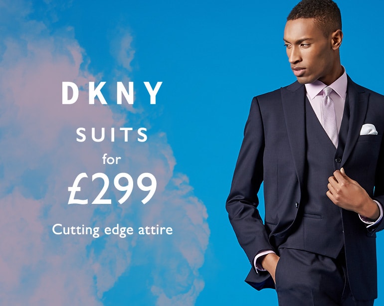 Moss Bros Moss Bros: DKNY suits £299