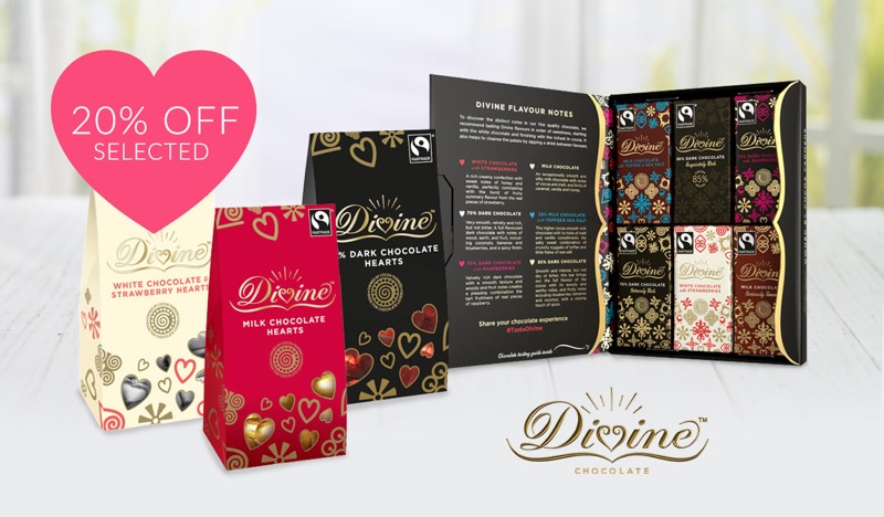 Natural Collection Natural Collection: 20% off selected Divine chocolate